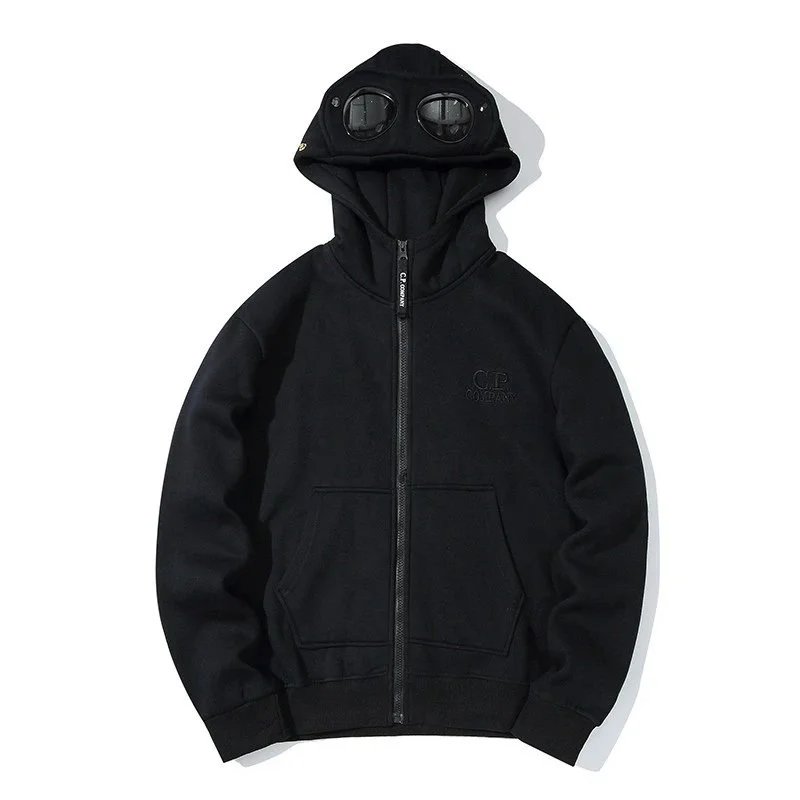 14 # Black hoodie with glasses