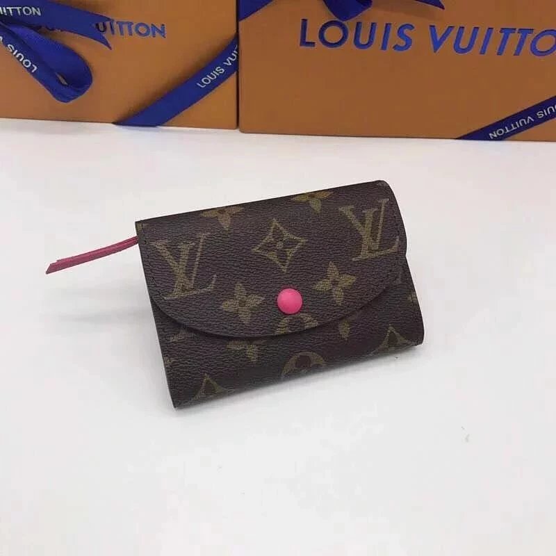M41939 Original ROSALIE Coin Purse M62532 M62361 Monogram Canvas Snap Closure Coin Wallet