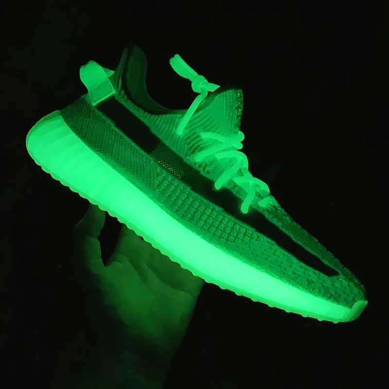 Coconut Sky Star Yeezy350 Highest Version 500 Putian Shoes 700 Asia True Explosion Europe Limited Edition Fluorescent Green