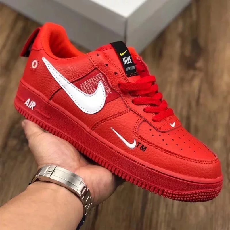 Red low-top