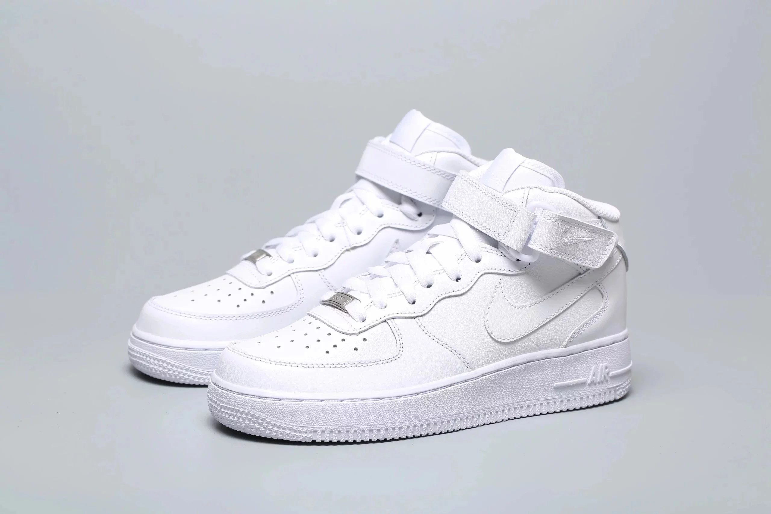 All-white high-top