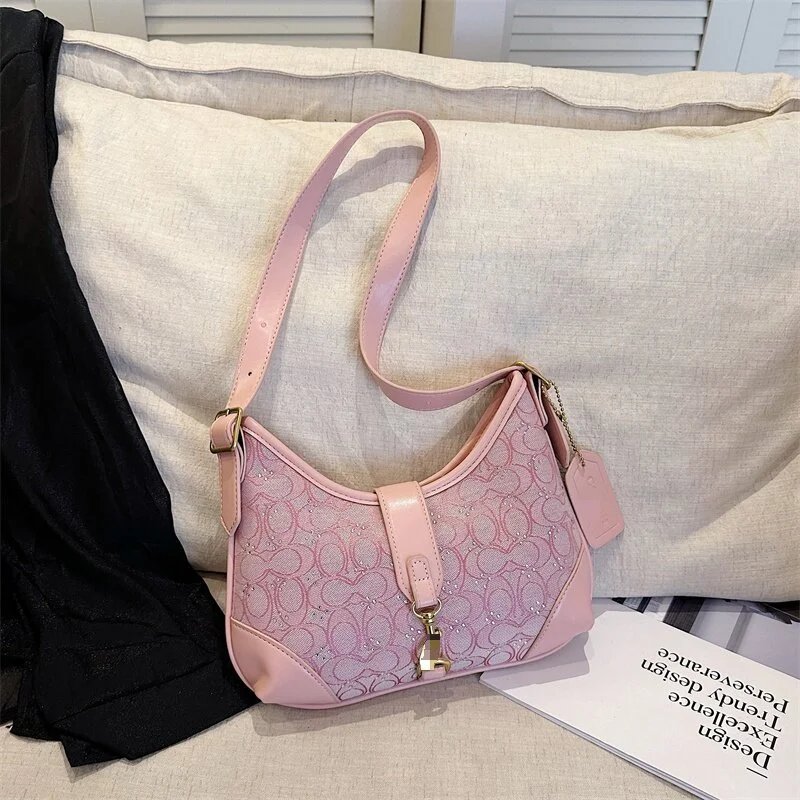 Coach Hobo Bag Multicolor Monogram Shoulder Bag