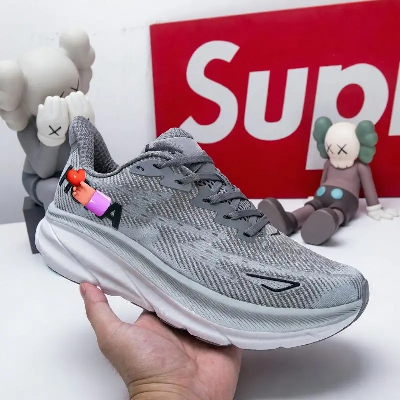 Hoka One One Clifton 8 Grey Sneakers