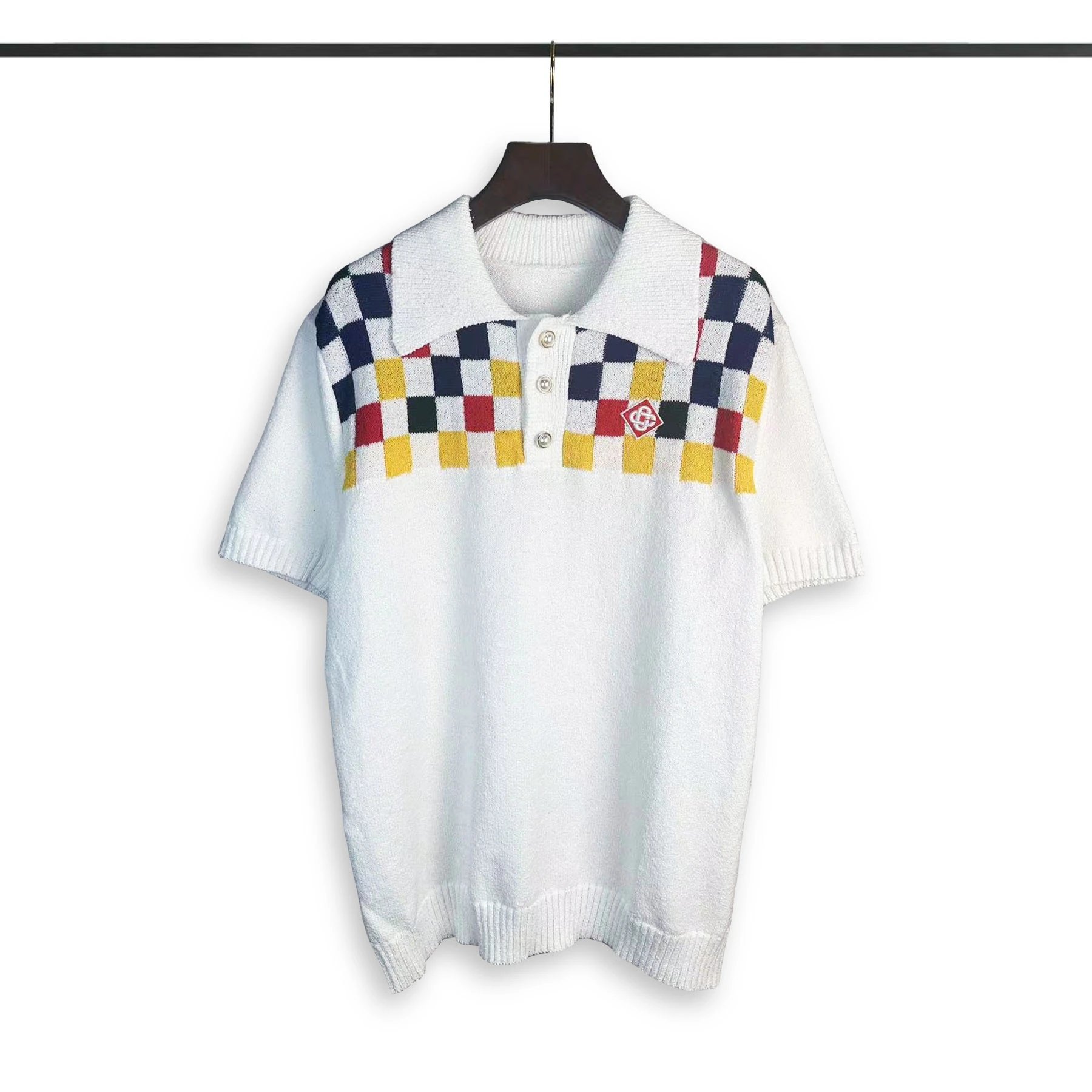 Casablanca White Polo T-Shirt