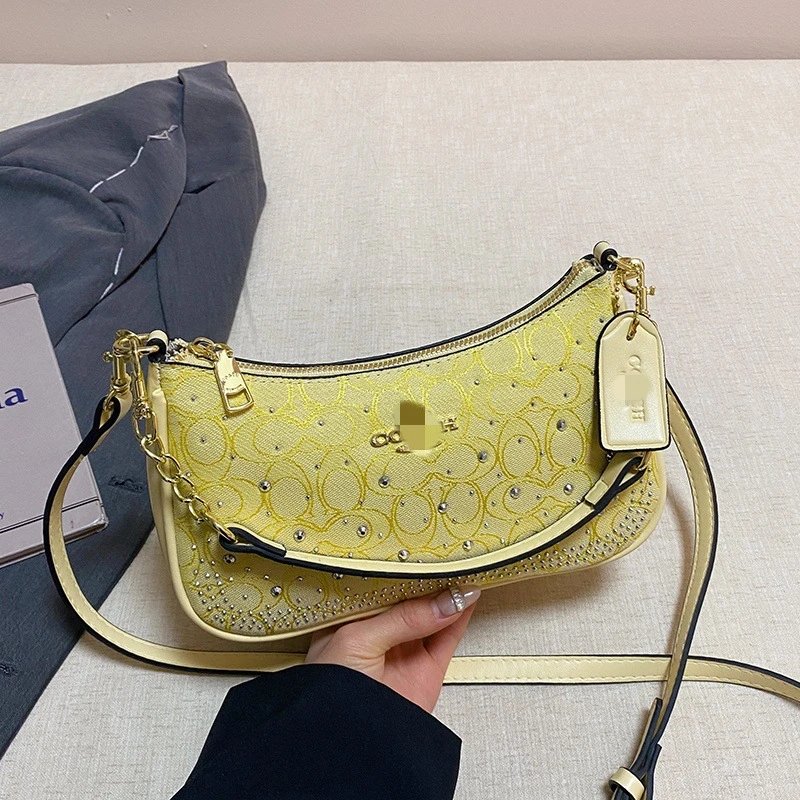 Coach Tabby Cherry Charm Multicolor Monogram Crossbody Bag