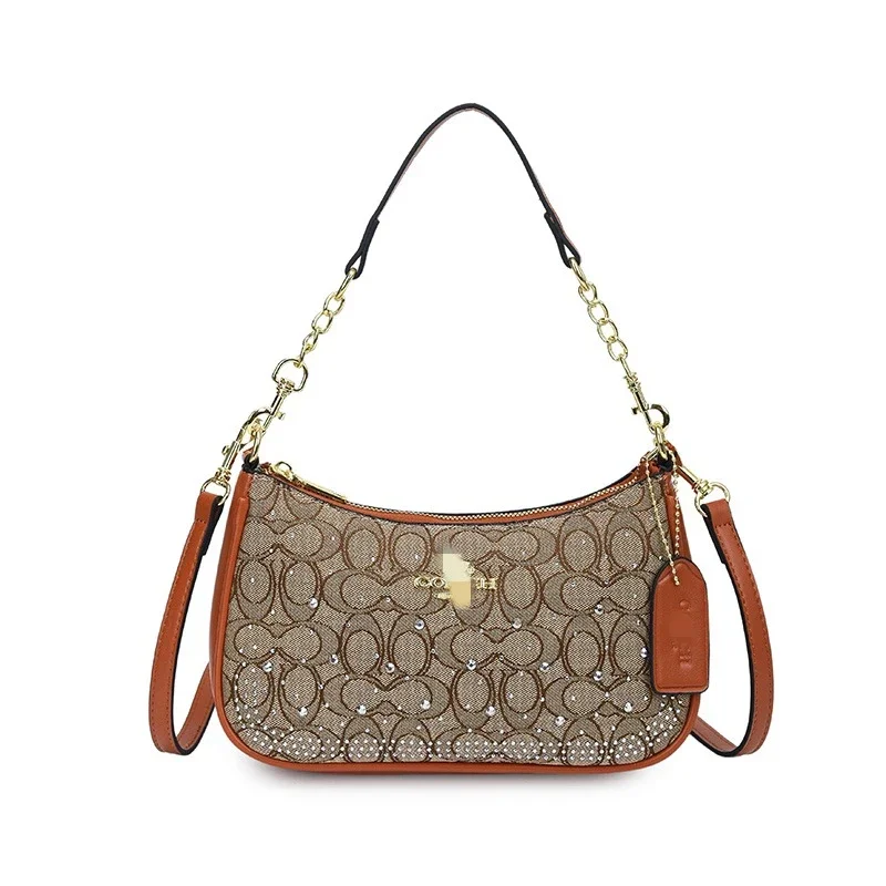 Coach Signature Beige Bag