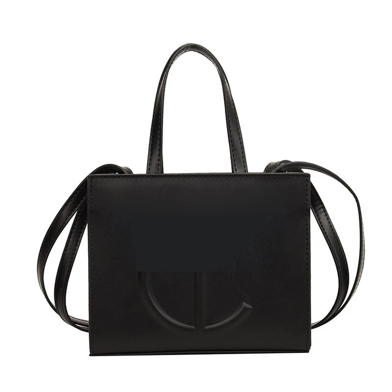 Minimalist Tote Bag Red Yellow Pink White Beige Green Orange Peach Black Blue Structured Handbag