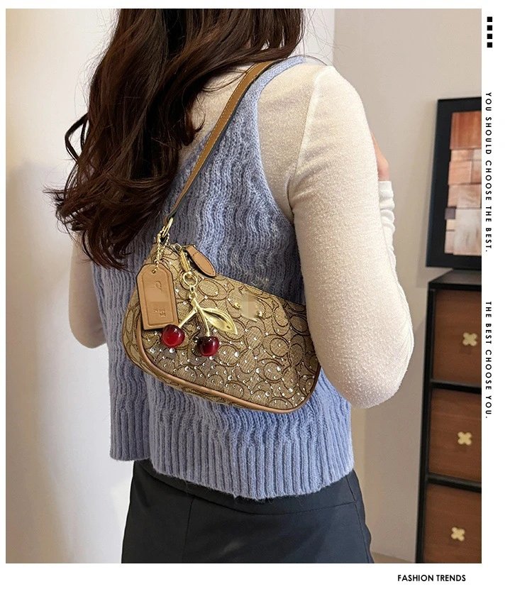 Coach Denim Signature Mini Crossbody Bag Blue - 2