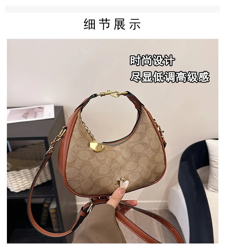 Coach Hobo Bag in Light Blue Signature Canvas Shoulder Bags - 4