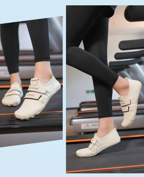 Design MGER Sport Fitness White Slip-On Sneakers - 26
