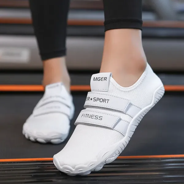 Design MGER Sport Fitness White Slip-On Sneakers - 1