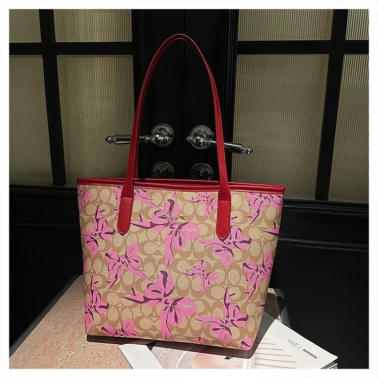 Coach Cherry Print Tote Bag Set with Wristlet - 13