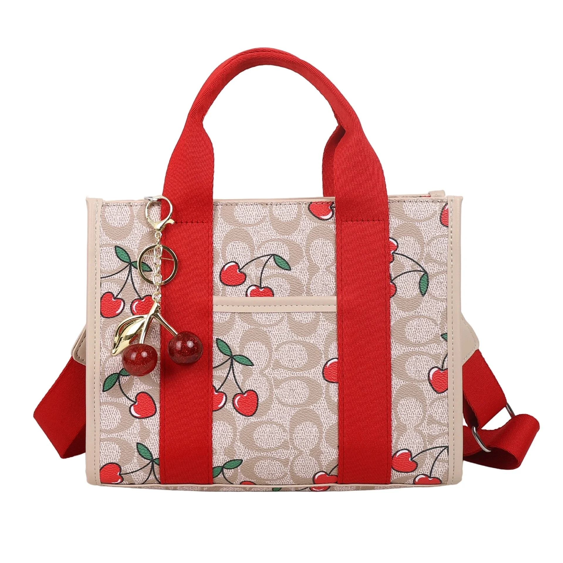 Coach Cherry Beige Red Bag
