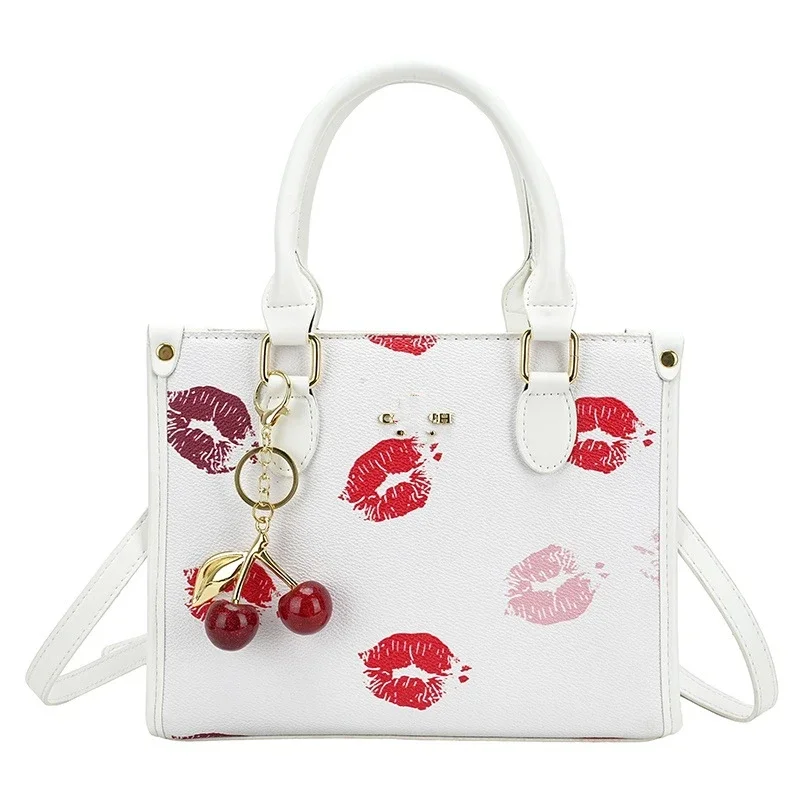 Cherry Blossom White Bag