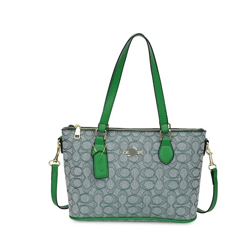 Coach Signature Green Bag