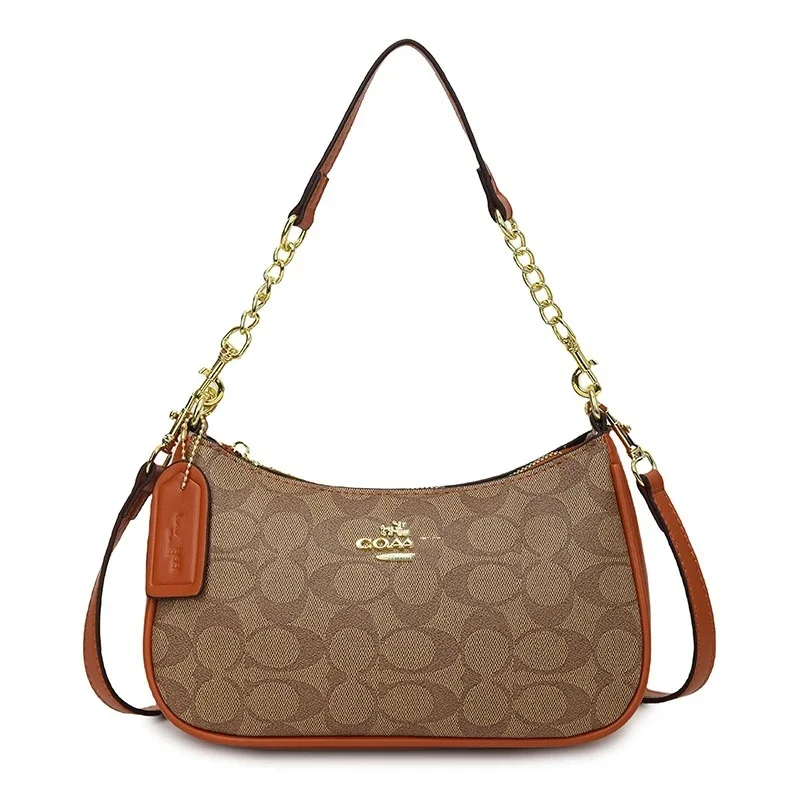 Coach Signature Beige Bag