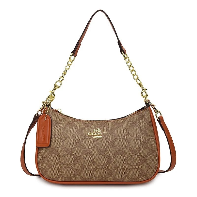 Coach Signature Beige Bag