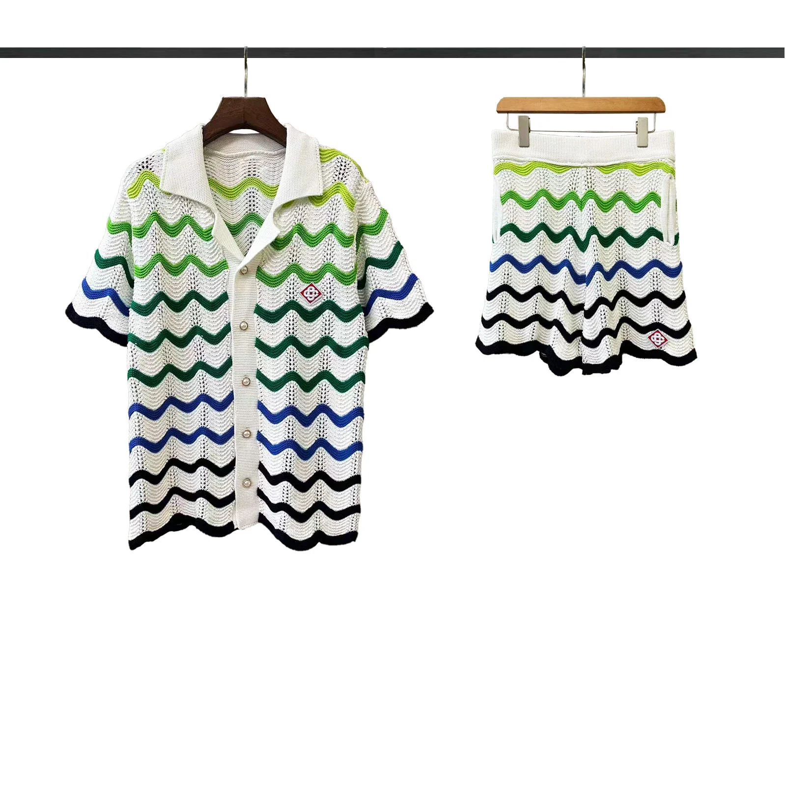 Chanel White Green B