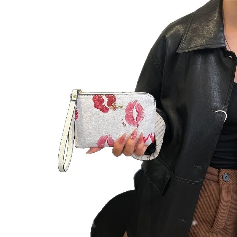 Coach Wristlet Collection Multicolor Floral Cherry Strawberry Print Wallets