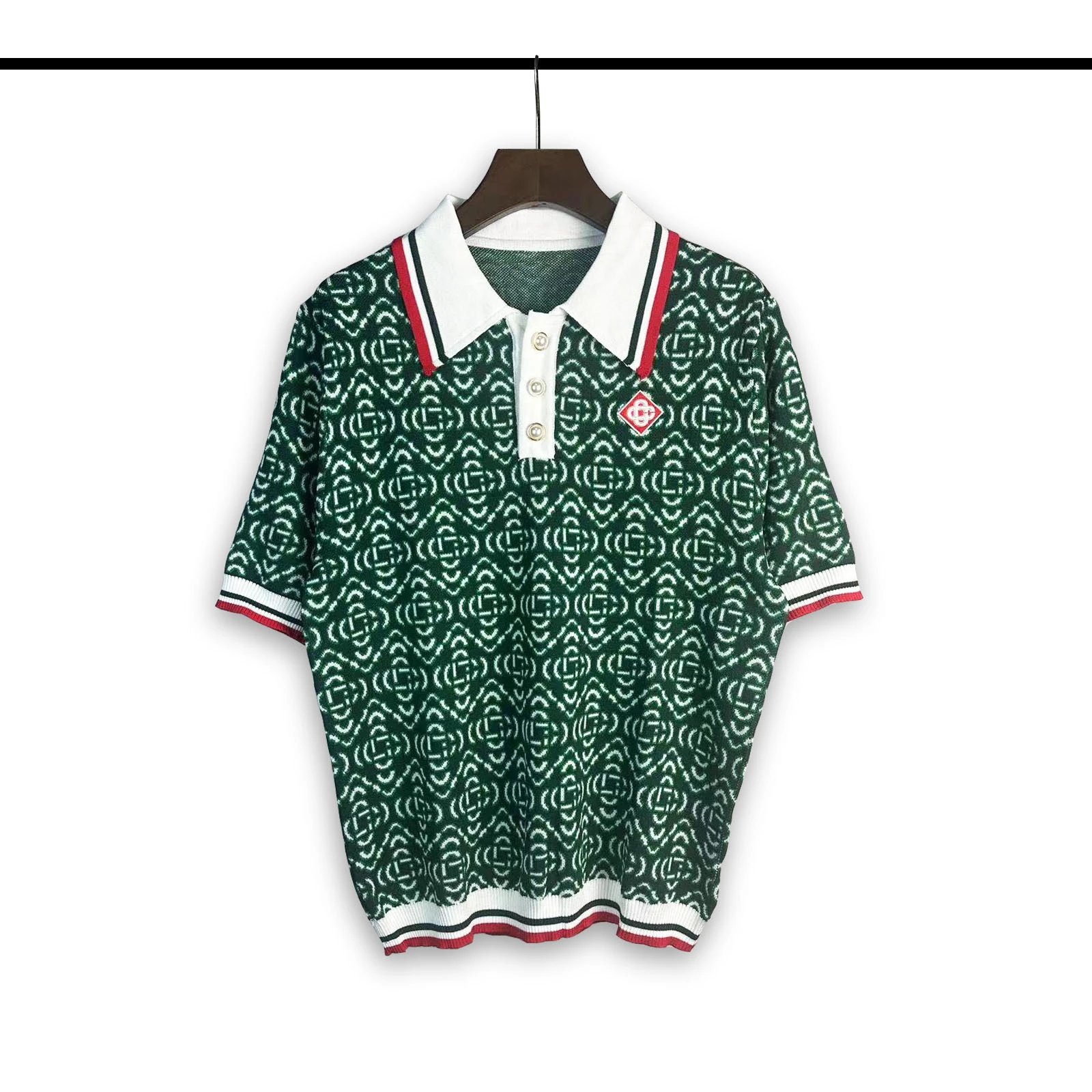 Gucci Green Polo Shirt