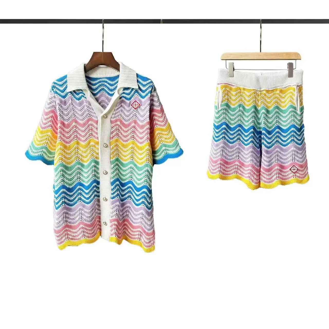 Missoni Rainbow Knit Set (Cardigan and Shorts)
