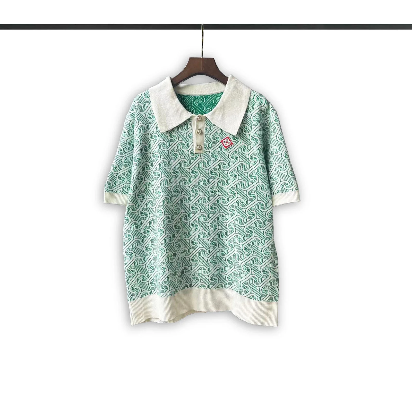 Chanel Green Polo T-