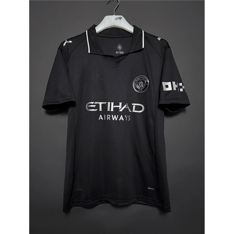 Manchester City FC 2023-24 Third Jersey Black