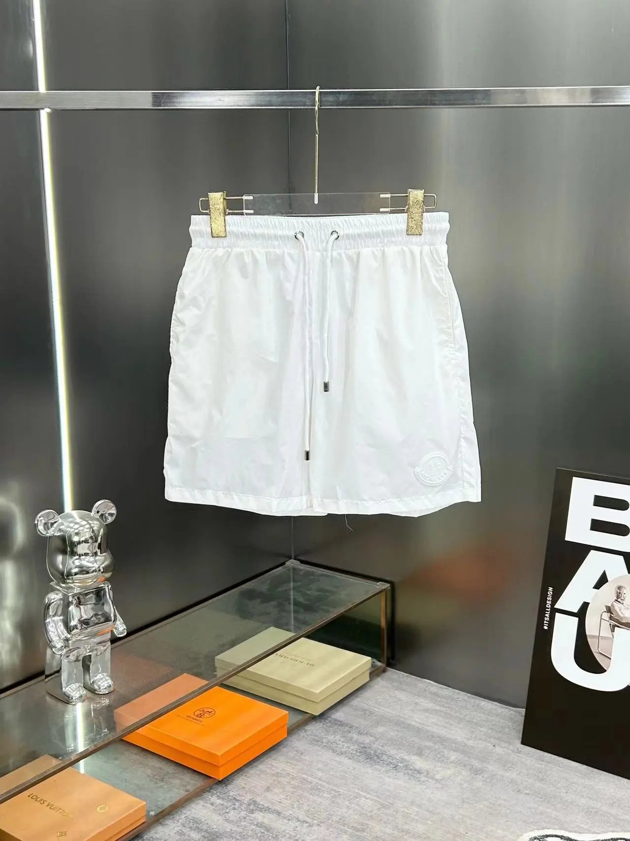 Moncler White Shorts
