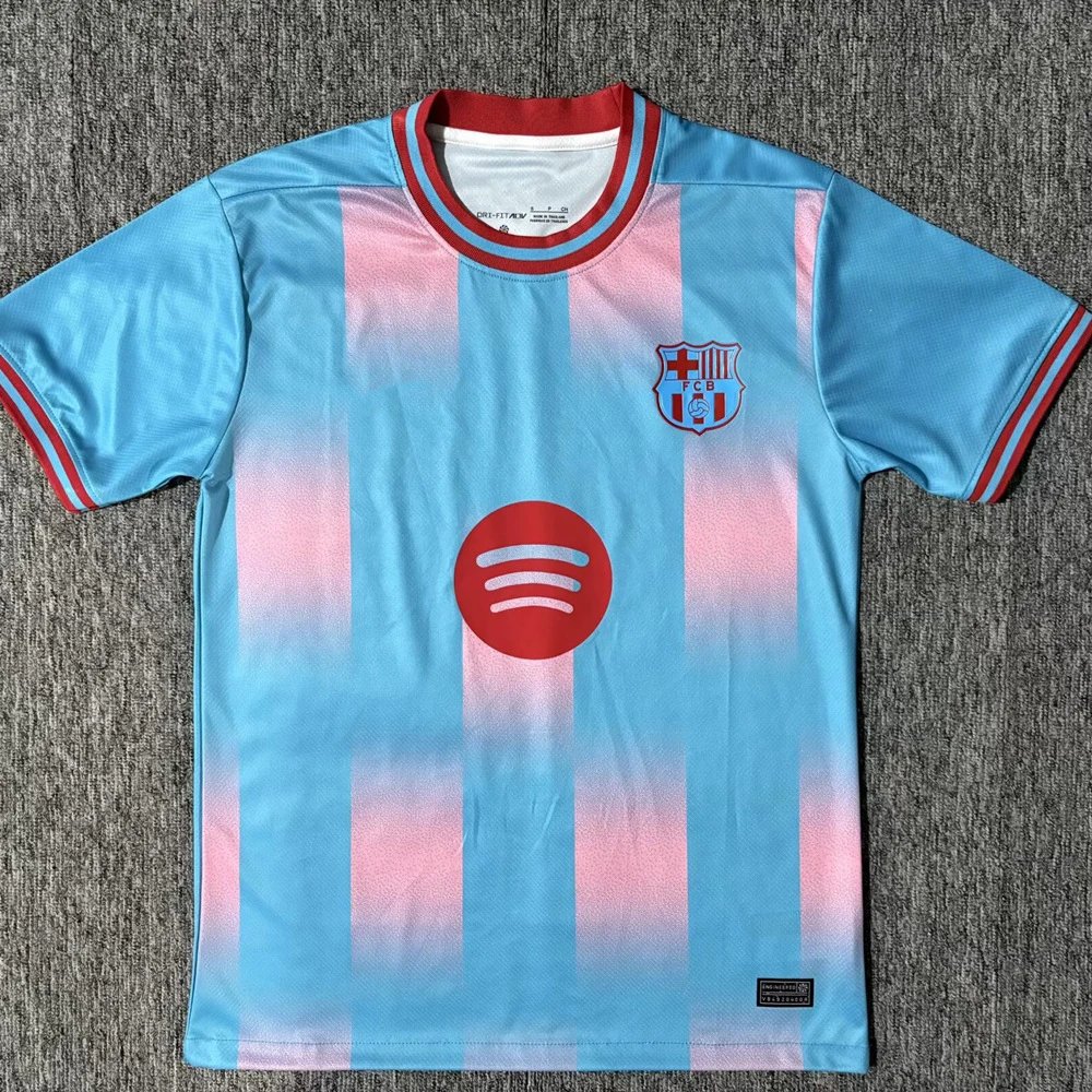 FC Barcelona 2023 24 Spotify Third Kit Yellow Gradient Performance Jersey