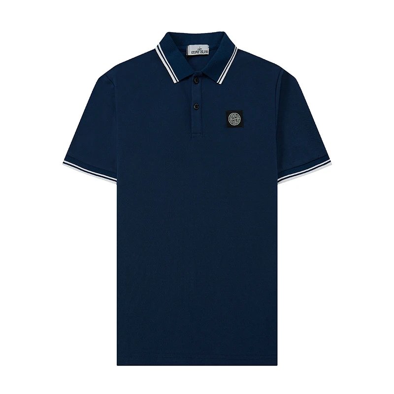 21 navy blue short sleeved shirt