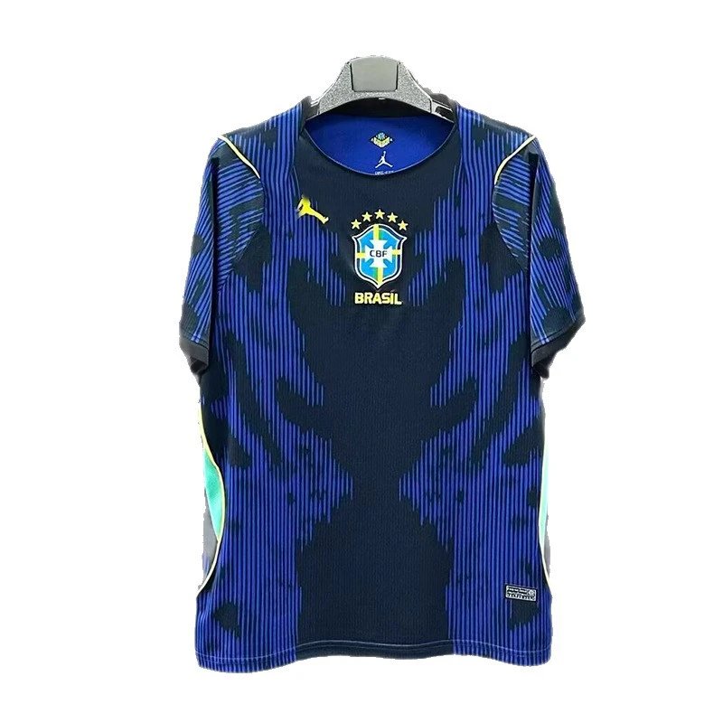 Nike Brazil 2024 Yellow Blue Home Away Soccer Jersey