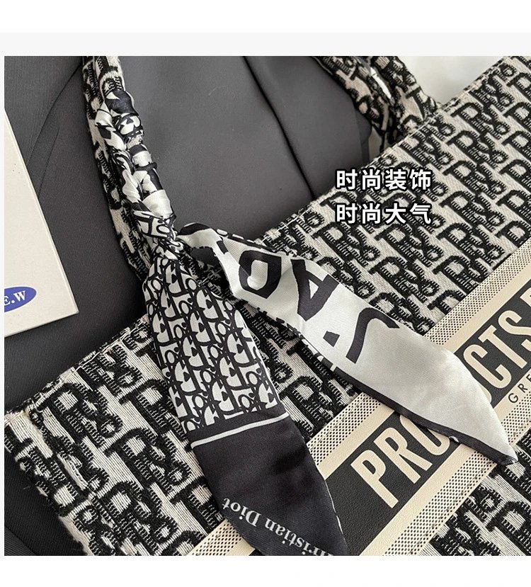 Dior Book Tote Bag Beige Oblique Print Handbag - 5