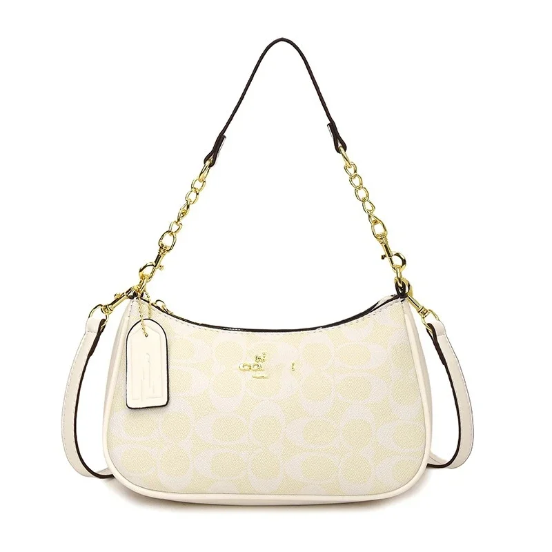 Coach Signature Beige Bag