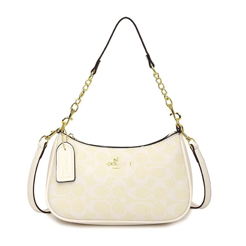 Coach Signature Beige Bag