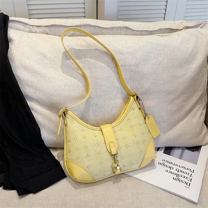 Coach Hobo Bag Multicolor Monogram Shoulder Bag