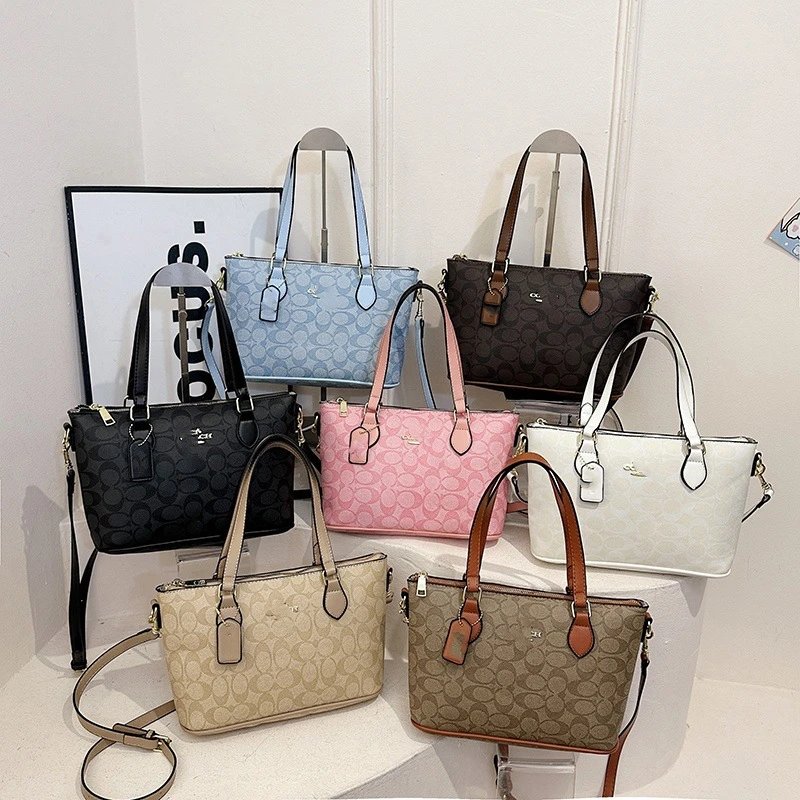 Coach Signature Tote Bag Multi