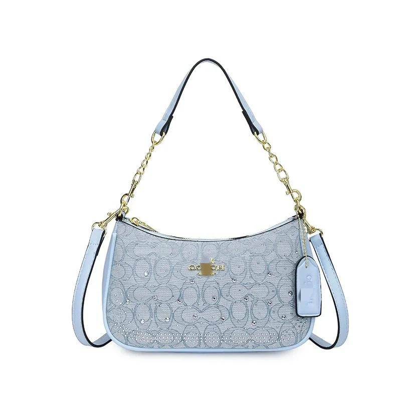 Coach Signature Light Blue Bag