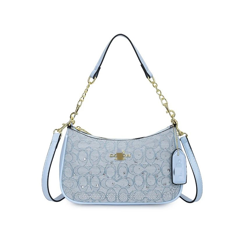 Coach Signature Light Blue Bag