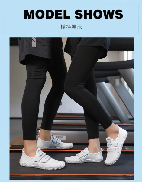 Design MGER Sport Fitness White Slip-On Sneakers - 18