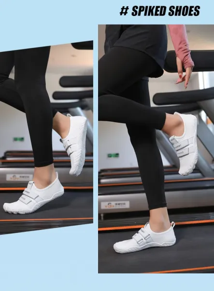 Design MGER Sport Fitness White Slip-On Sneakers - 19