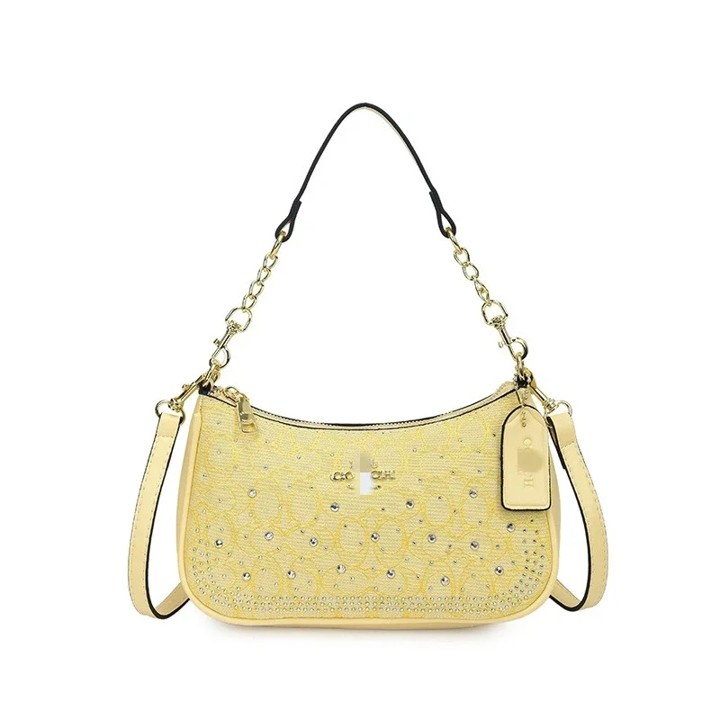 Coach Mini Signature Yellow Bag