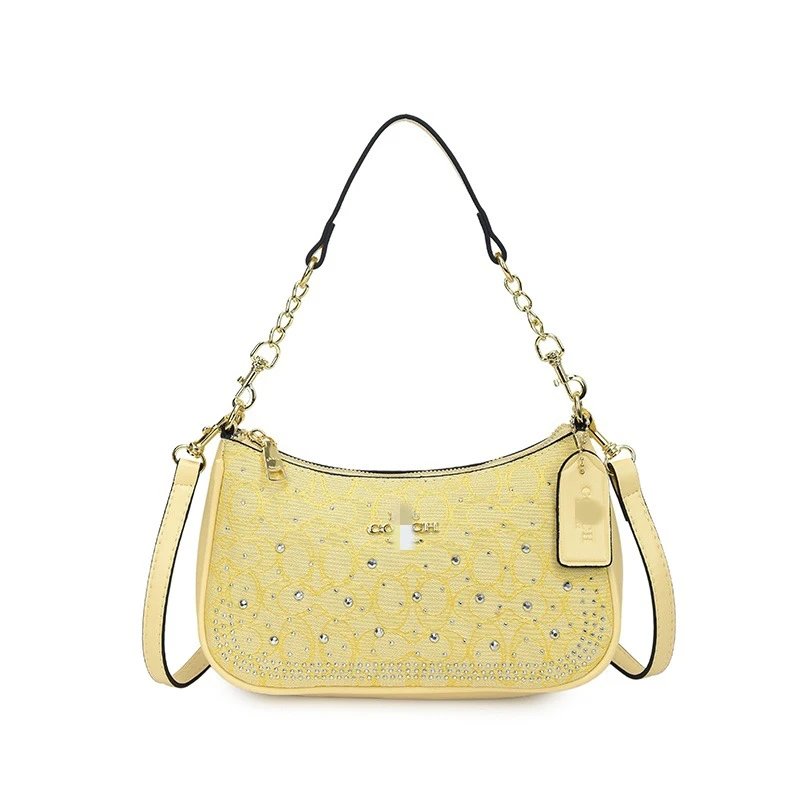 Coach Mini Signature Yellow Bag