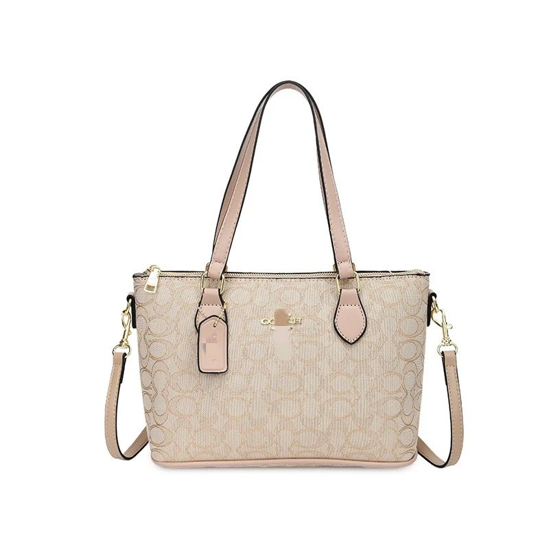 Coach Signature Beige Bag