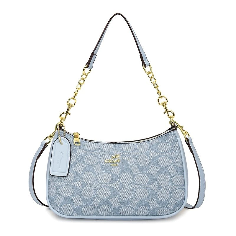 Coach Signature Light Blue Bag