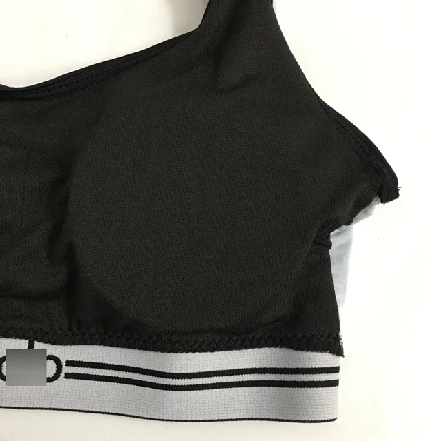 Unbranded Matching Sets Sports Bra and Leggings Set with Contrast Piping product detail image 5