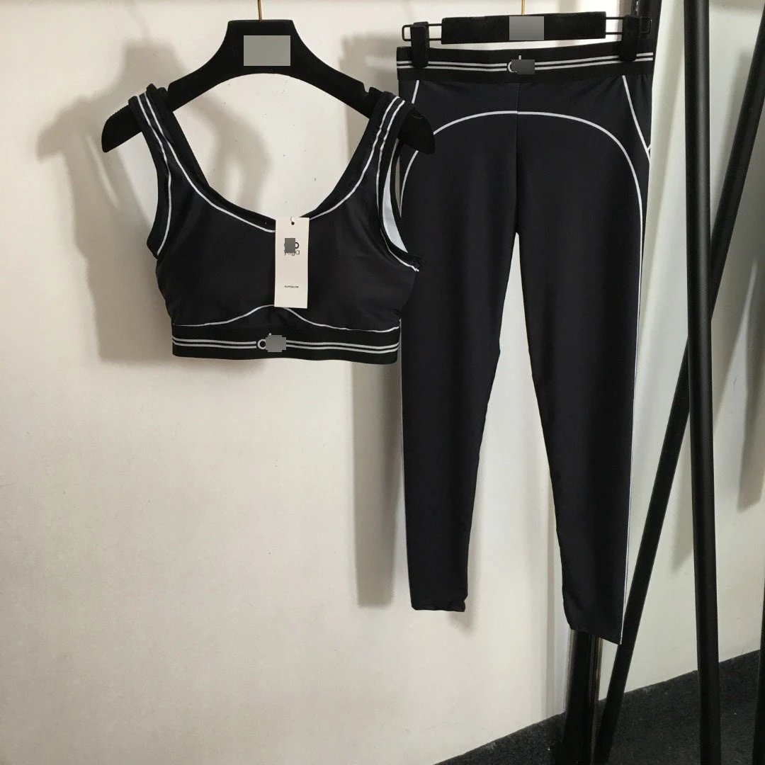 Design Activewear Set Royal Blue Sporty Bra and Leggings - 4