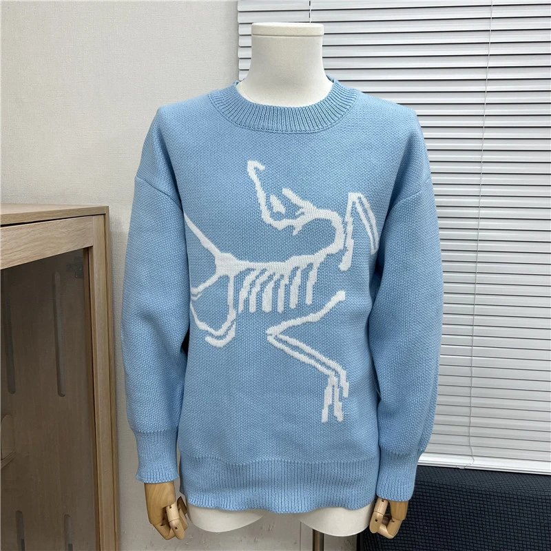 Dior Oblique Knit Sweater Navy and White Geometric Pattern Sweater - 8