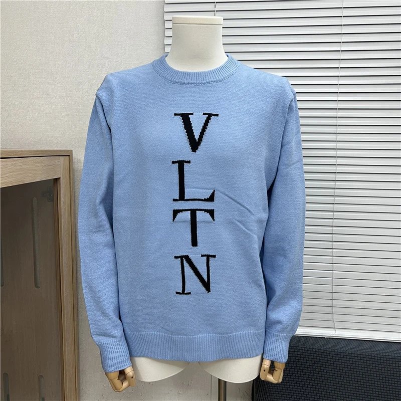 Dior Oblique Knit Sweater Navy and White Geometric Pattern Sweater - 28
