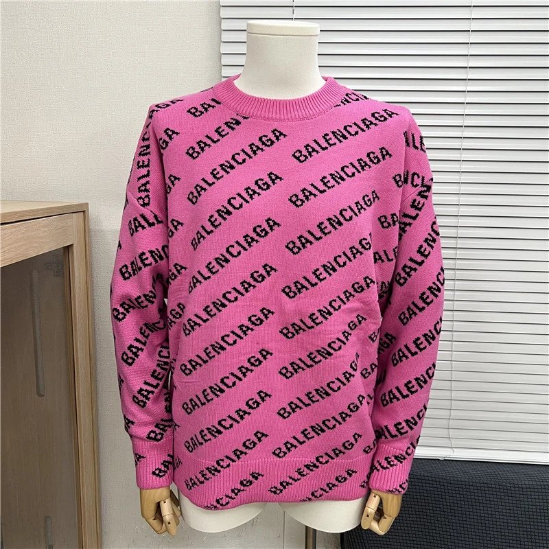 Dior Oblique Knit Sweater Navy and White Geometric Pattern Sweater - 20