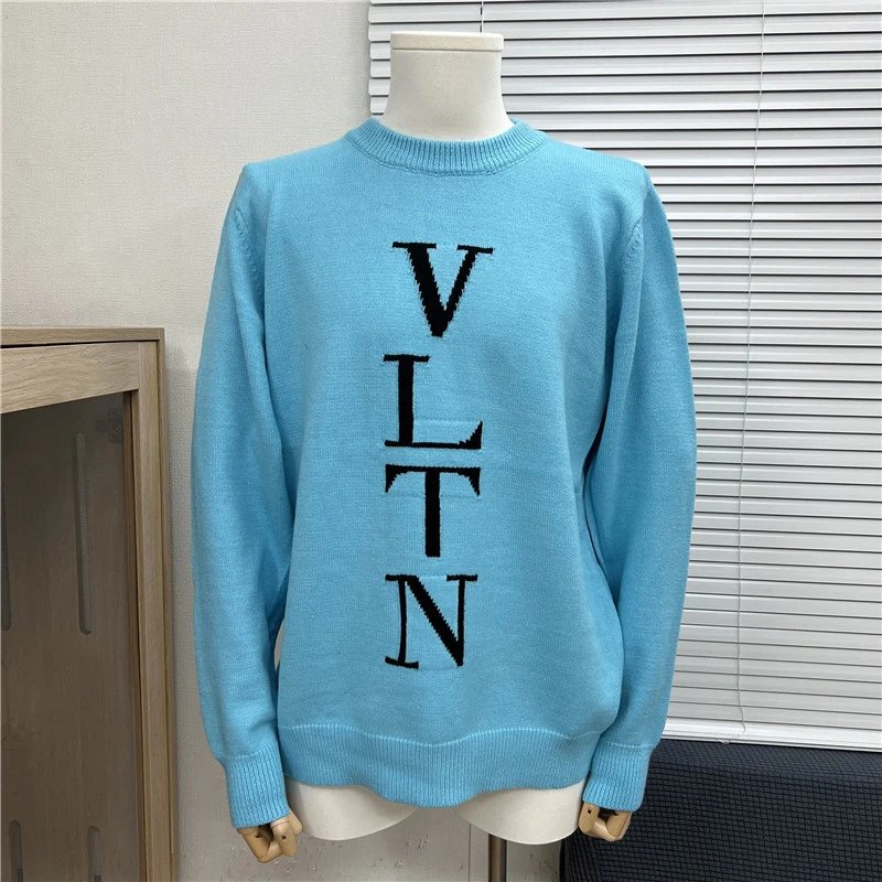 Dior Oblique Knit Sweater Navy and White Geometric Pattern Sweater - 32